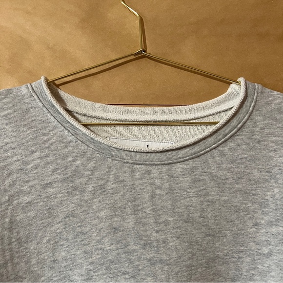 Frank & Eileen | Anna Long Sleeve Capelet Sweatshirt Pullover Grey Size L - Picture 3 of 11